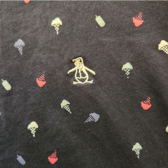 Penguin By Munsingwear Women's Tee Small Ice Cream Pattern Original Penguin - Picture 5 of 6